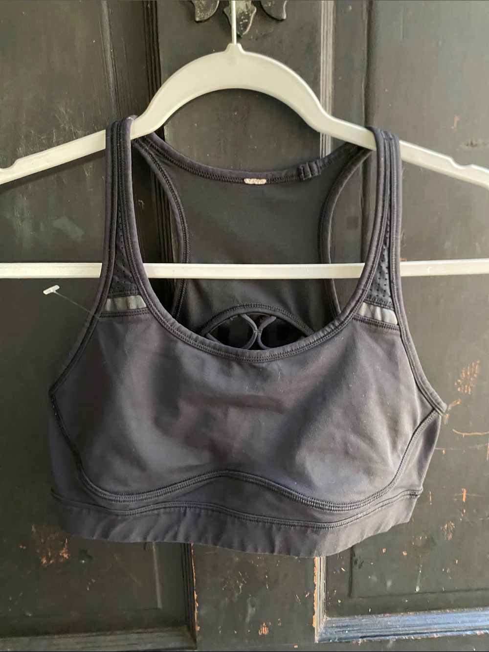 lululemon athletica Black Racerback Sports Bra